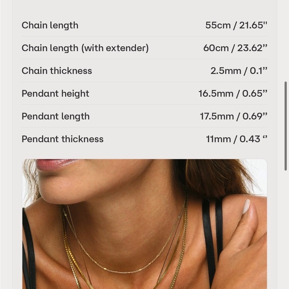 Hey Harper Heart Pendant Necklace - Picture 4 of 4